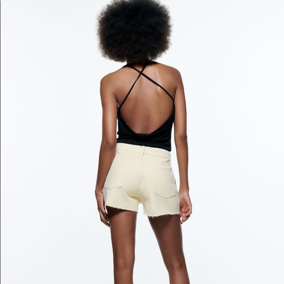 Zara Black Strappy Top - Picture 3 of 5